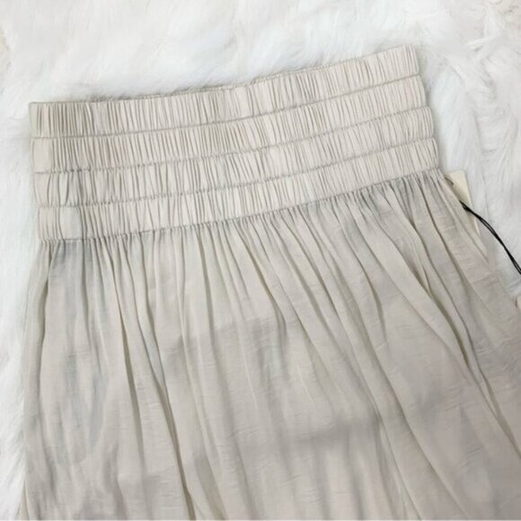 Aritzia Wilfred La Tour Skirt Draped High Lo High Waisted Birch Size XS - Picture 15 of 16